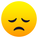 Disappointed face :disappointed: 😞