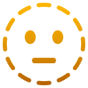 Dotted line face :dotted_line_face: 🫥