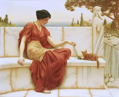 John_William_Godward_-_The_Favourite.webp