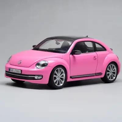 Diecast-Model-VW-Beetle-Pink-1-24-Alloy-Car-Metal-Racing-Vehicle-Play-Collectible-Models-Sport.webp